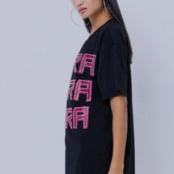 Akira Label Plus Akira Season Short Sleeve T-Shirt Dress - Picture 4 of 6